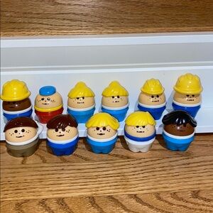 Vintage 90s Littles Tikes People Set of 11